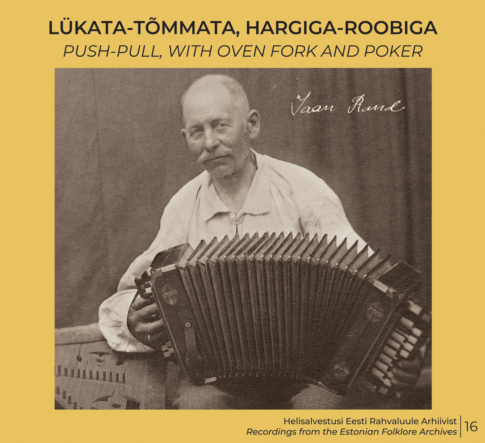 LÜKATA-TÕMMATA, HARGIGA-ROOBIGA